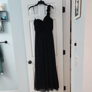 Ever Pretty Black One Shoulder Dress